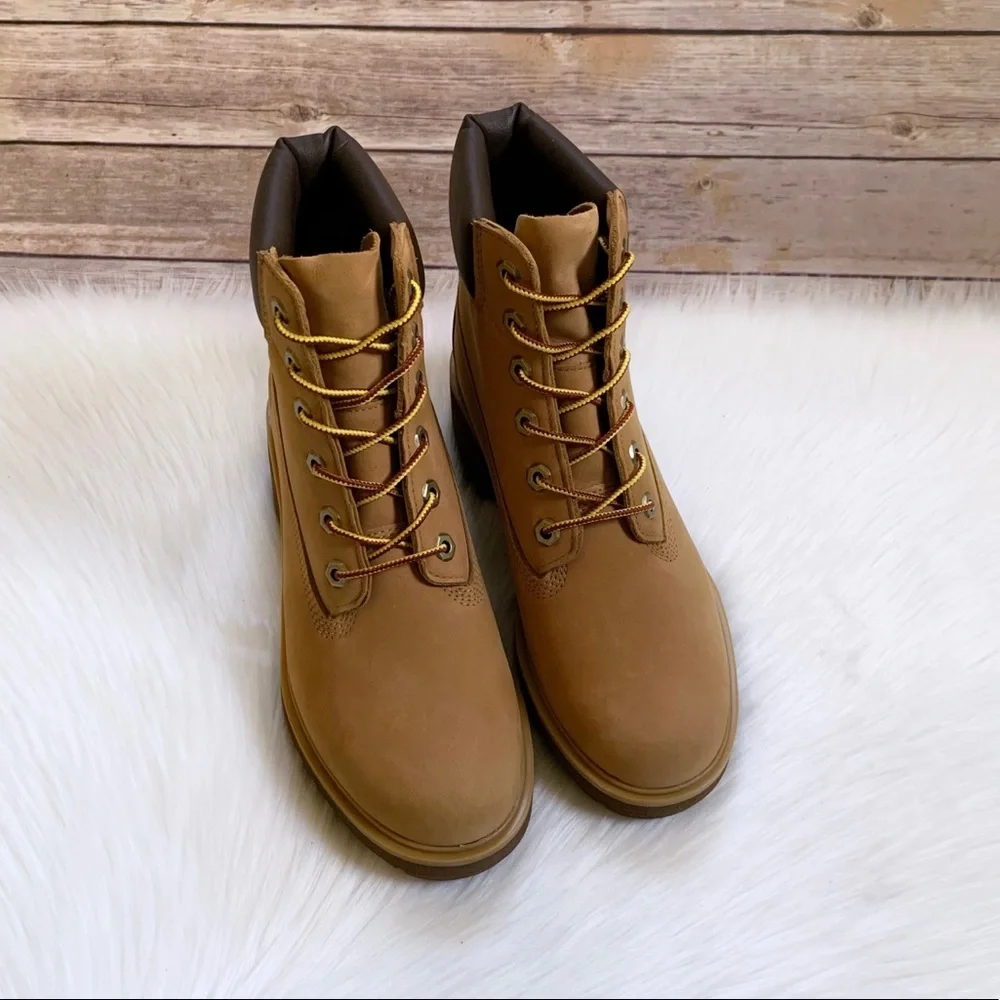 Timberland Kinsley Wheat 6 Inch Waterproof Boots - Picture 5 of 8